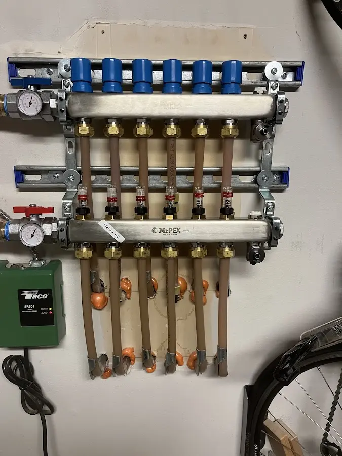 Plumber performing Leak Detection at a residential property in Big Bear Lake